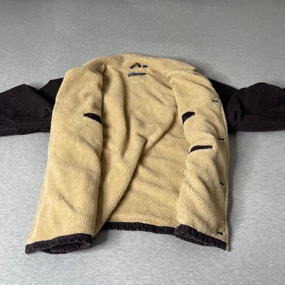 Perry Ellis Portfolio Men's Vintage Corduroy Fleece Lined Coat Jacket - Picture 3 of 12